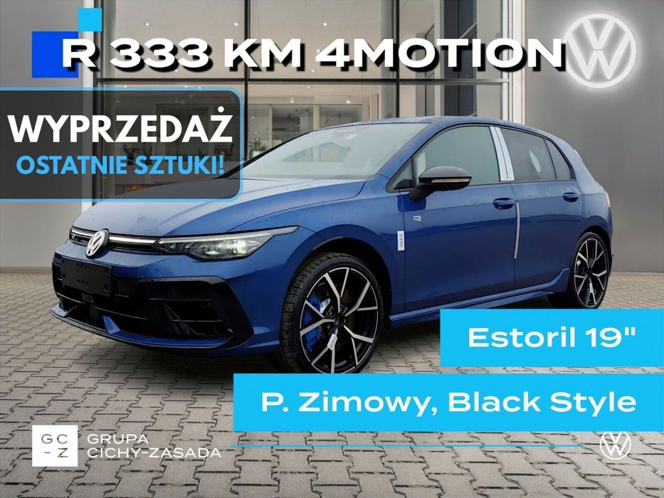 Volkswagen Golf R 2.0 TSI 4MOTION 333 KM DSG-7 | Black Style | P. Zimowy | Assist Pro
