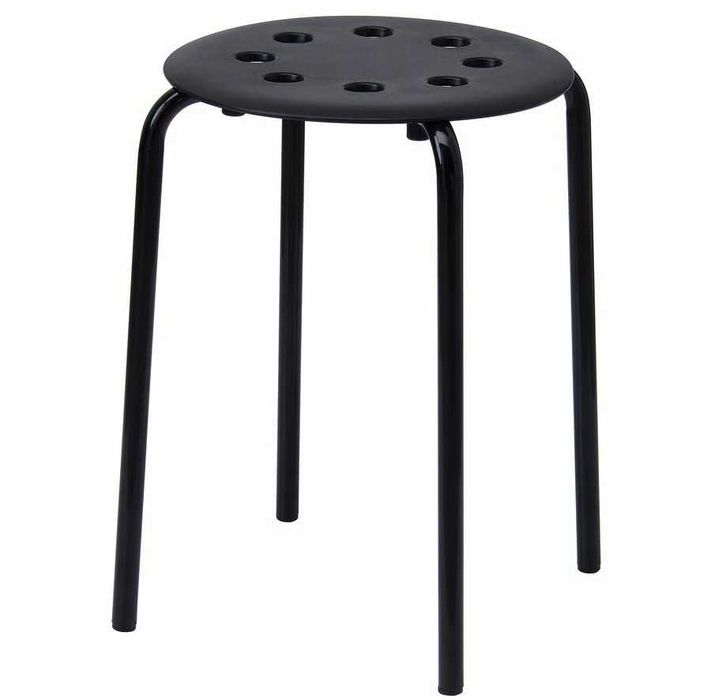 bancos ikea MARIUS preto novos