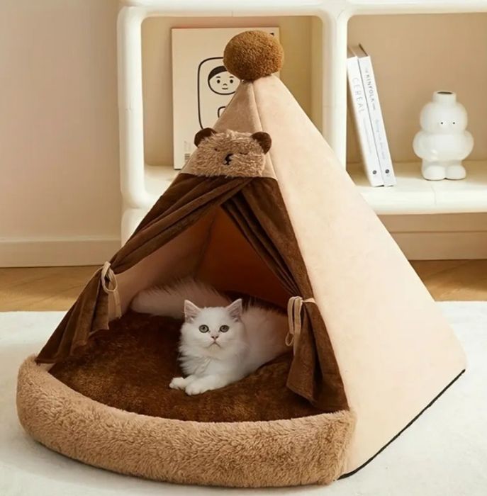 Домик лежанка доя котов и собак Домик для котов Лежанка Тедди