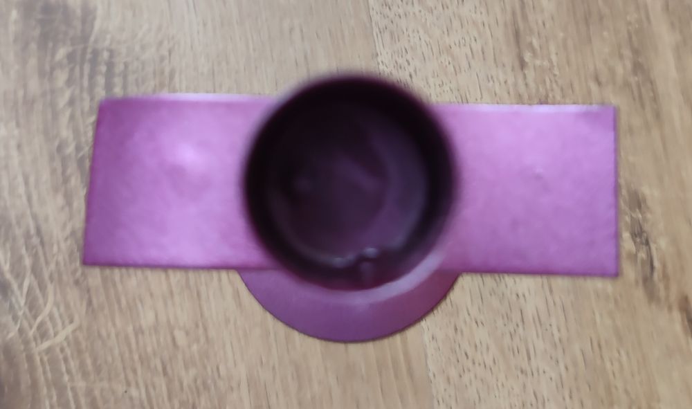 Świecznik fioletowy