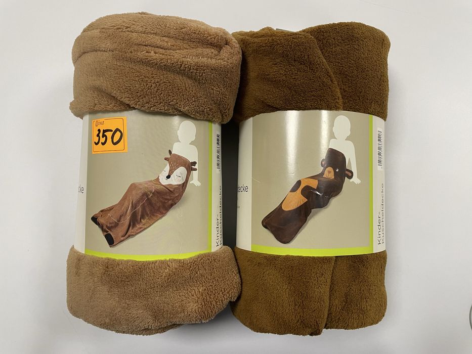 Плед флисовый детский "мишка"/"олененок" 140х64см LIVARNO