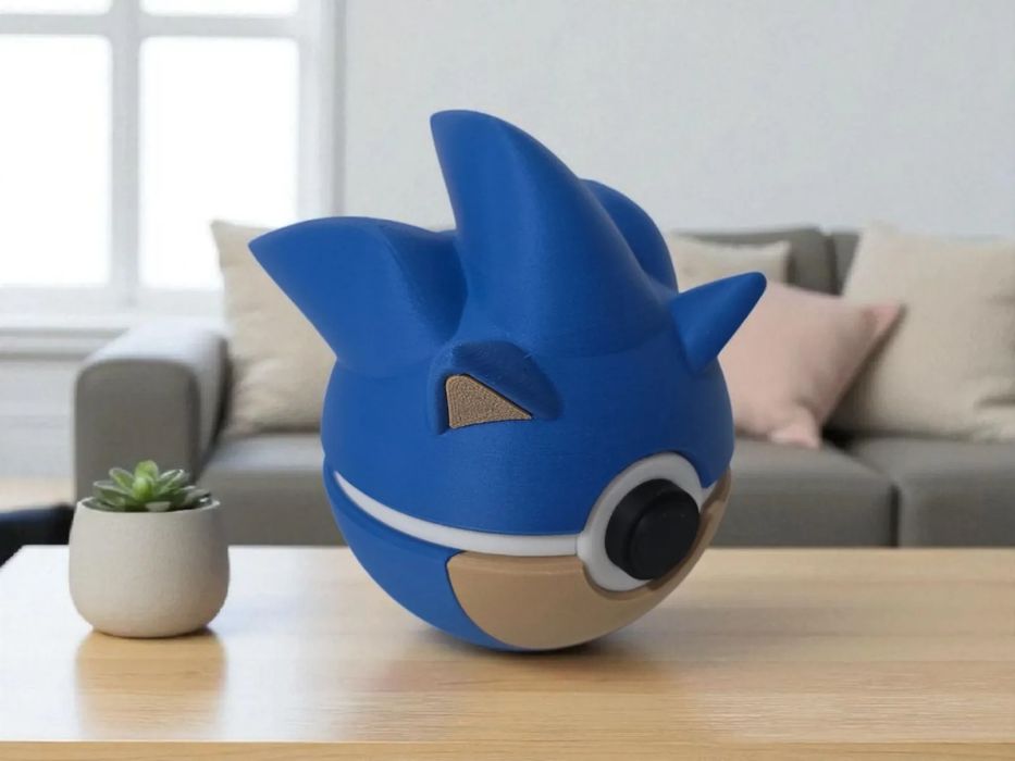Pokébola Sonic - Peça Múltipla