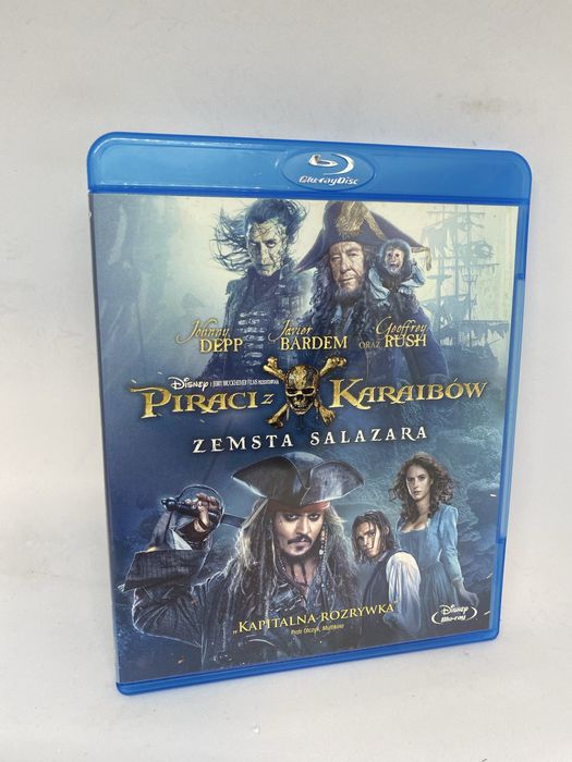 Film Piraci z Karaibów Zemsta Salazara Blu-ray bluray disc płyta PL