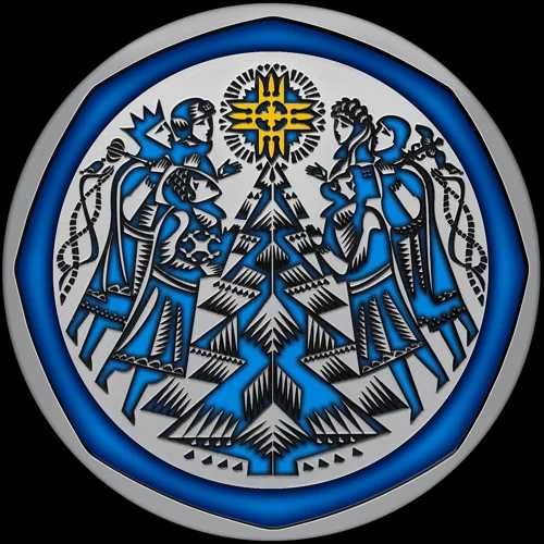 Вишуканий подарунок!Монета Новорічна іграшка!СРІБЛО 31.1 грам!ПОЗОЛОТА