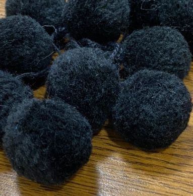 Помпоны шерстяные, 4 см