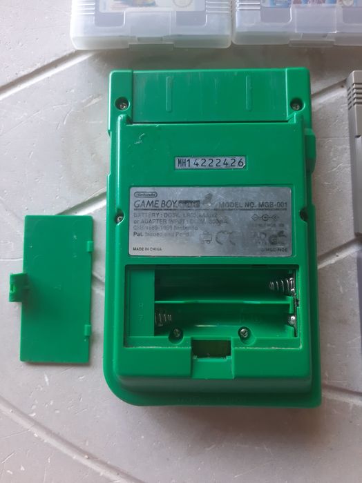 Gameboy pocket verde incluído jogo