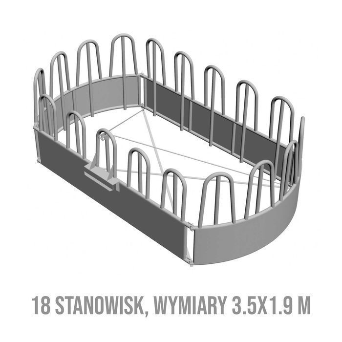 Paśnik dla koni i bydła – 9, 12 lub 18 stanowisk | Dostawa cały kraj