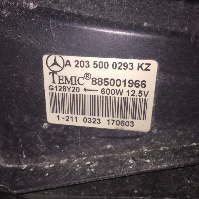 Ventoinha do Radiador - Mercedes Classe C e CLK (W203 W209) C220Cdi