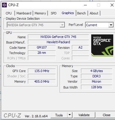 Placa grafica INVIDIA GeForce GTX 745 /4GB