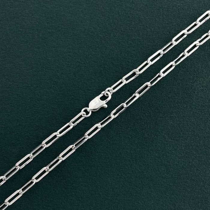 Srebrny łańcuszek minimalistyczny łańcuch 50 cm