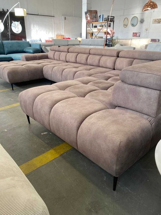 Narożnik Plaza XL brązowy Salvador