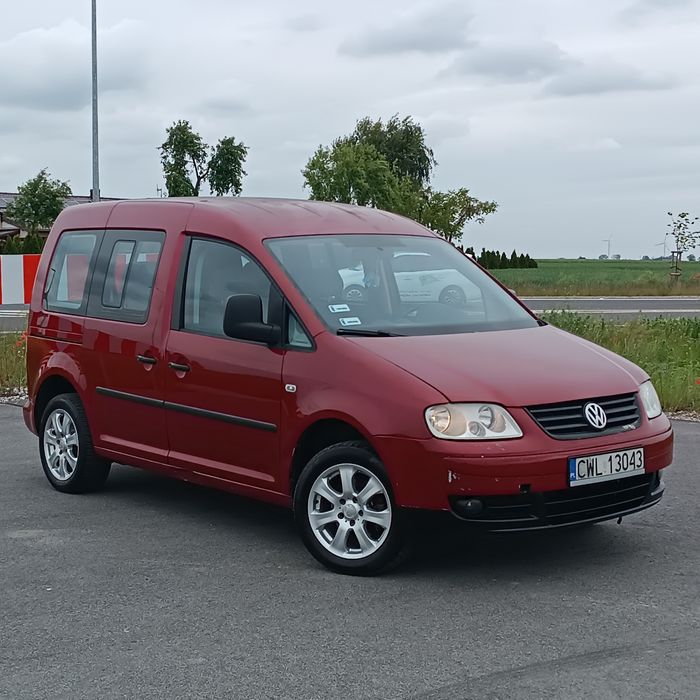 VW Caddy 1.4 Gaz Klimatyzacja Alufelgi Radio CD Dobry Stan Świeze oplaty