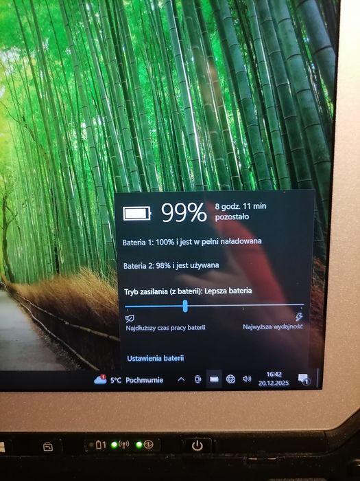 Panasonic CF 20 2 bater rysik WIN 11 2w1 i5- 7 gen 8GB 256GB 2 LATA GWARANCJI