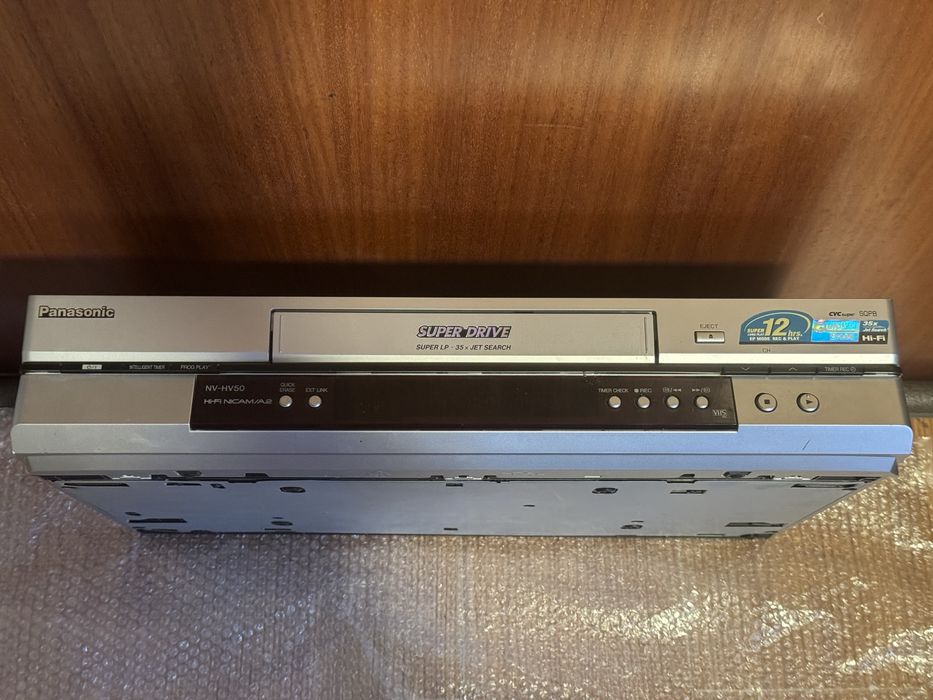 Leitor/gravador VHS Panasonic