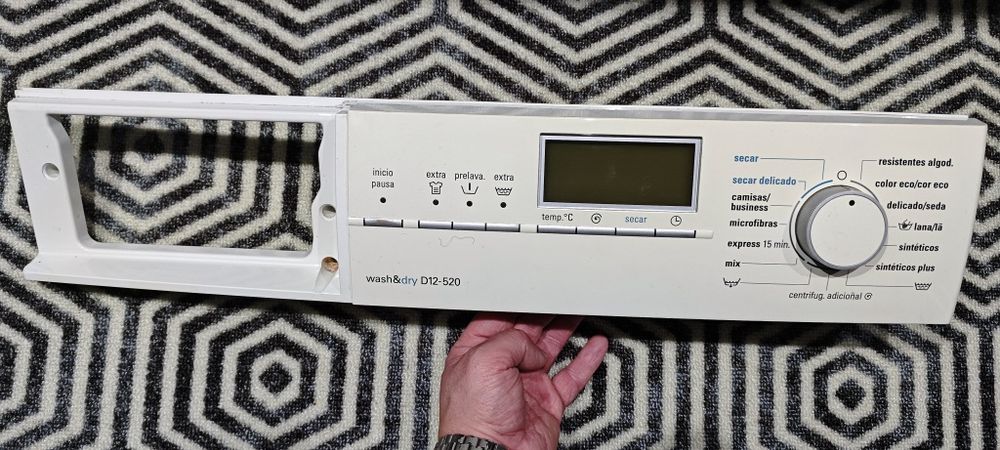 Módulo, placa eletrónica máquina lavar e secar Siemens d12-520