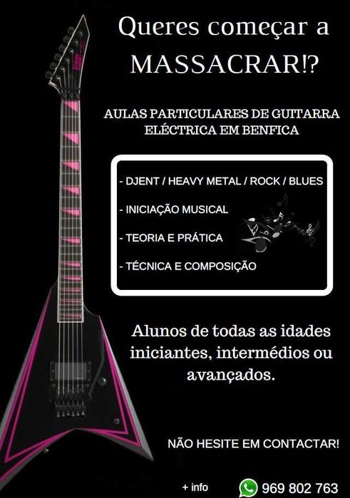 Aulas de Guitarra Elétrica