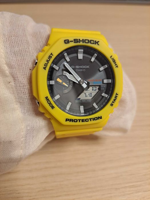 Casio G-SHOCK GA-B2100C żółty Casioak
