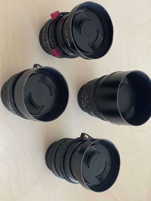 4 objetivas ZEISS Planar T*