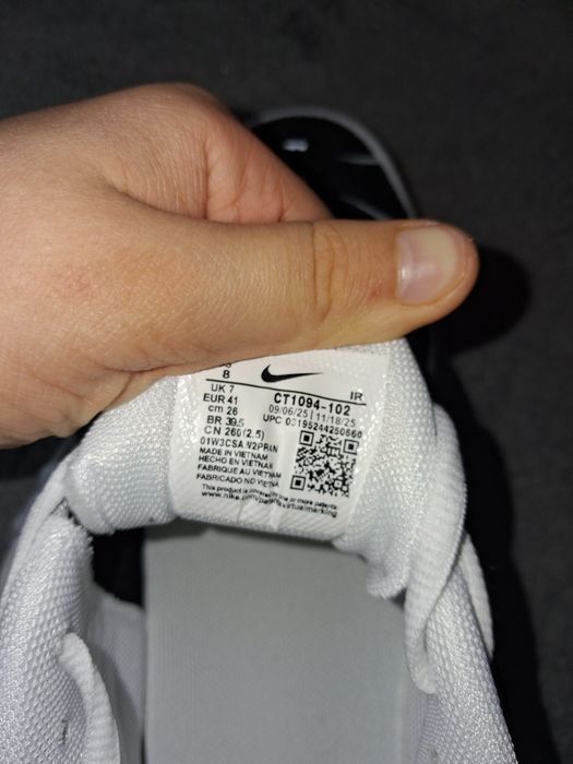 Nike Air Max Tn Branco e Preto