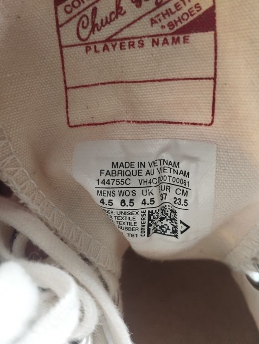 Білі високі кеди Converse Chuck 70