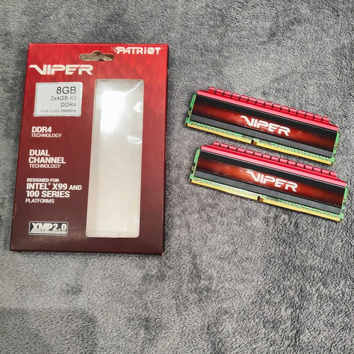 Pamięć Patriot Viper 4, DDR4, 8 GB,2666MHz, CL15