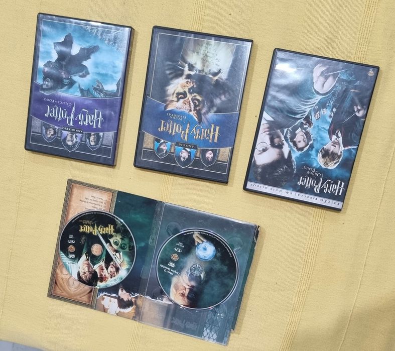 4 Original Harry Potter DVDs