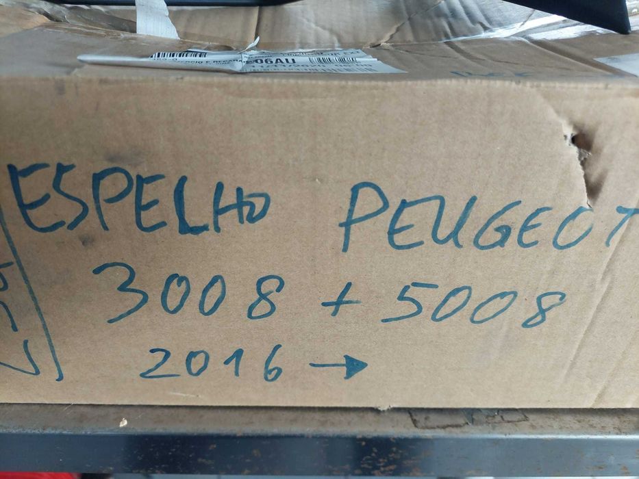 espelho esq, NOVO ORIGINAL Peugeot 3008/5008