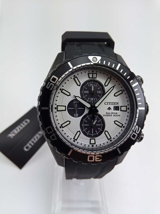 Японские мужские 200м дайверские часы - Citizen Eco-Drive CA0825-05A