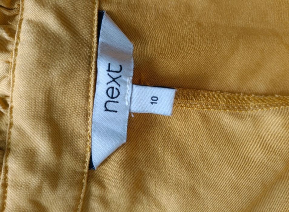 Musztardowa spódniczka damska