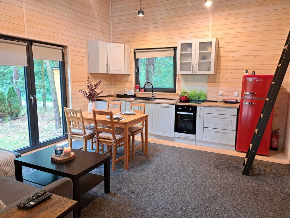 PROMOCJA! Całoroczny Domek letniskowy wynajem, jeziora i lasy, Rokitki