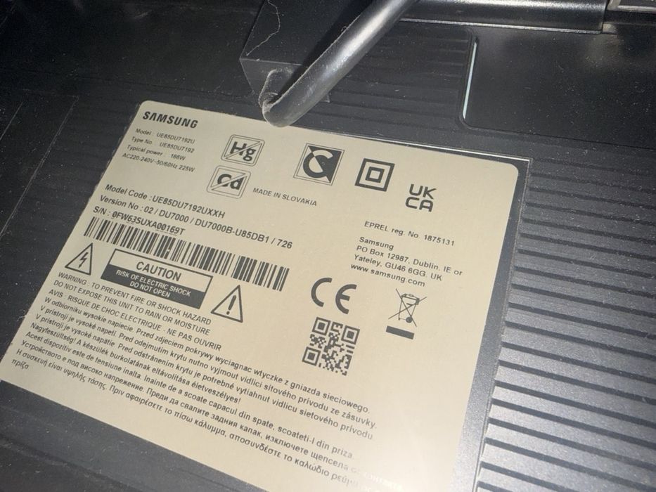 Samsung 85″ 4K Smart TV