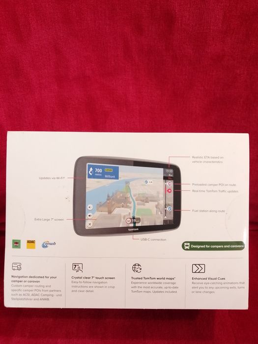 Nawigacja TOMTOM GO Camper Max 700 7" kamper NOWA