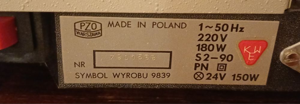 Rzutnik do slajdów Diapol 9839 PRL