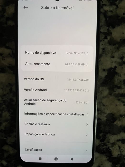 Xiaomi redmi note 11s