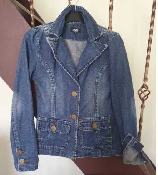 Брендовый джинсовый блейзер DOLCE & GABBANA