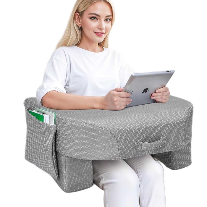 Babenest poduszka na kolana do czytania i gier regulowana w kratkę