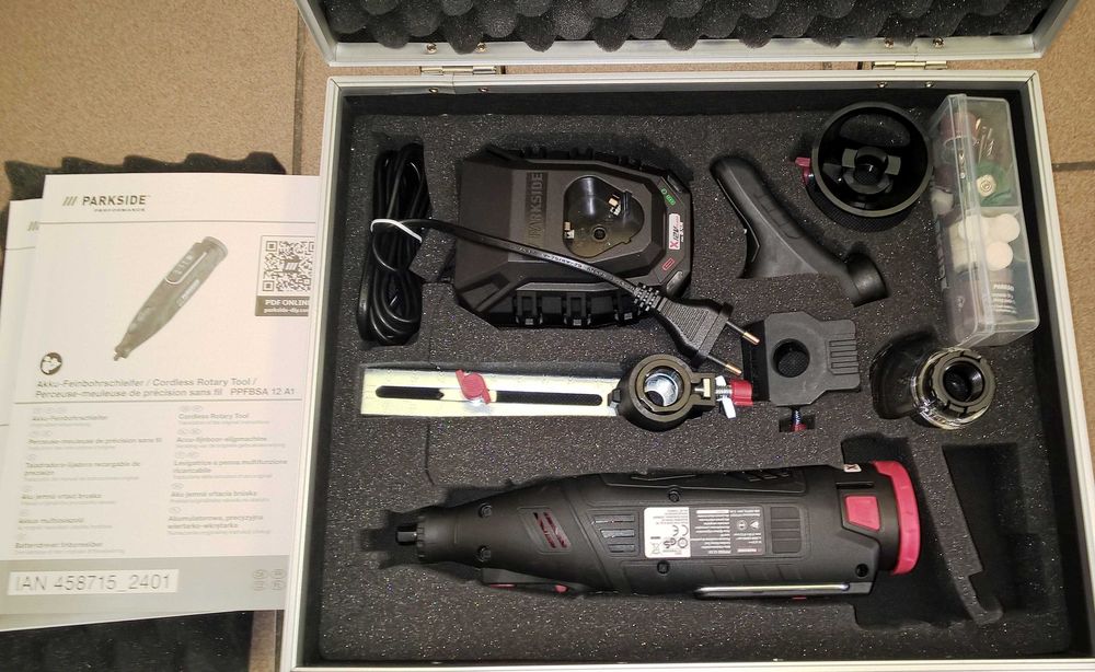 Akumulatorowa szlifierka precyzyjna, 12 V, PPFBSA 12 B2