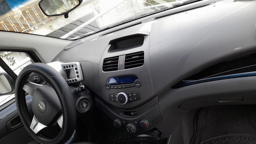 Chevrolet spark 2010 cinza prata