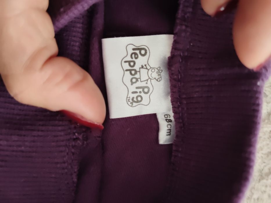 Spodnie dresowe Peppa i body 56-68