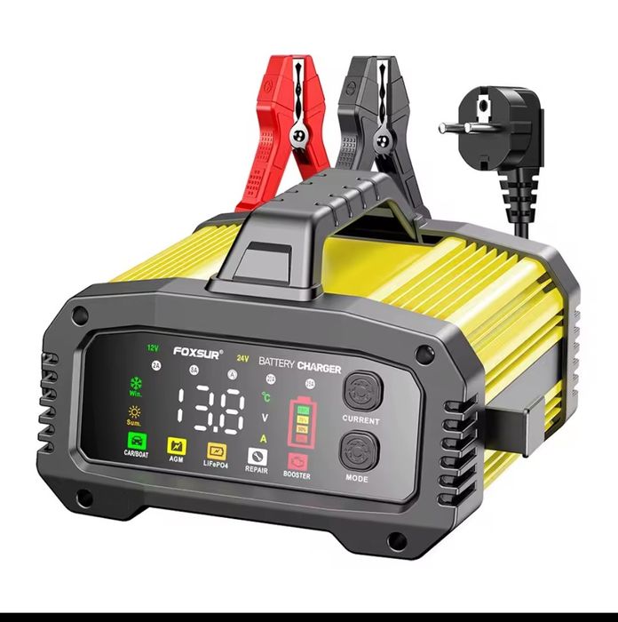 Зарядне 12V 25A - 24В 15А Foxsur FPT-250 бустер