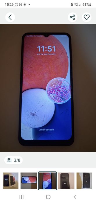 Smartphone Samsung A13 como novo