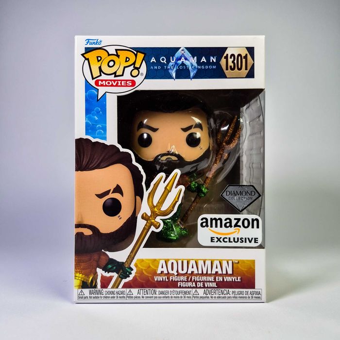Funko POP: Aquaman 1301 Diamond (DC) + захисний протектор