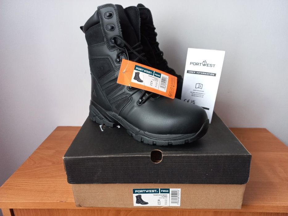 nowe ocieplane buty robocze, trzewiki