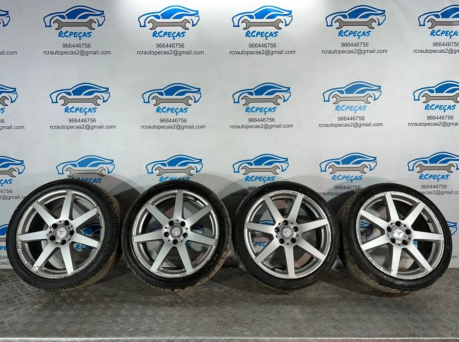 Conjunto Jantes 18 Originais AMG Mercedes Benz 5x112 8J 8.5J ET50 ET54