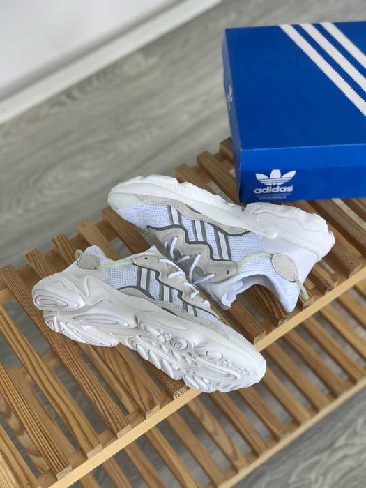 Кроссовки Мужские Adidas Ozweego White / Чоловічі Кросівки Адідас Озвіго/Кроссовки адидас Озвиго