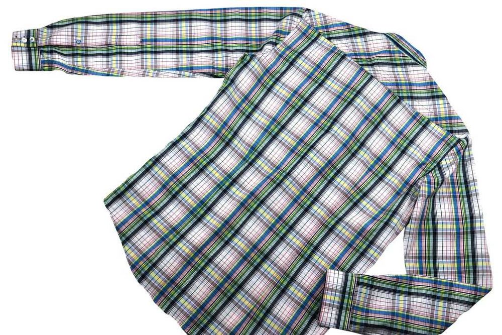 Matinique Slim fit koszula casual kolorowa krata M