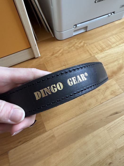 Кожаний ошийник для собаки з натуральної шкіри