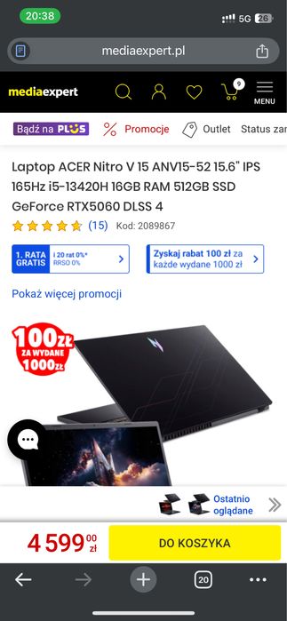 laptop acer nitro 5060