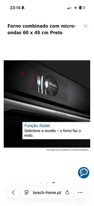 Forno combinado com micro-ondas 60 x 45 cm Preto com garantia