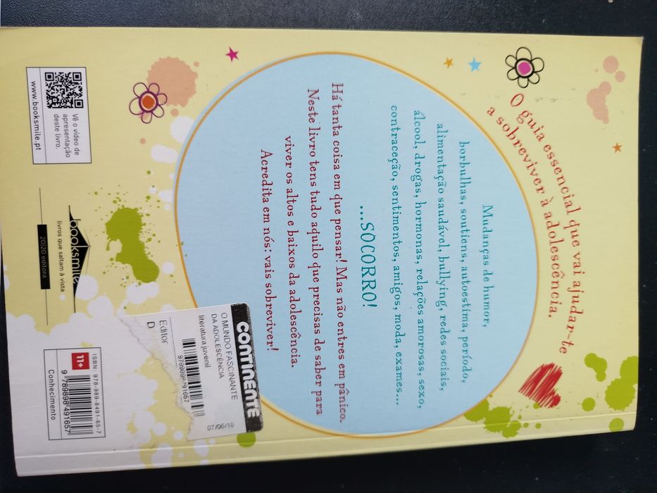 Livro "Mundo fascinante da adolescência"